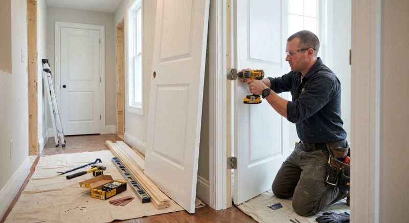 Interior Door Installation project example